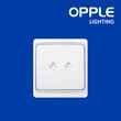 OPPLE OP-E06S6202-phone socket twin Switch and Socket (OP-23-030)