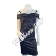 F047 Women Elegant Dress (Blue)