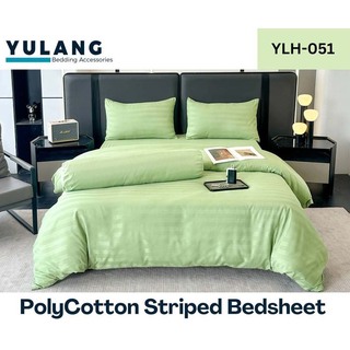 Yulang Polycotton Hotel Stripped Bedsheet Double (5PCS) YLH-54