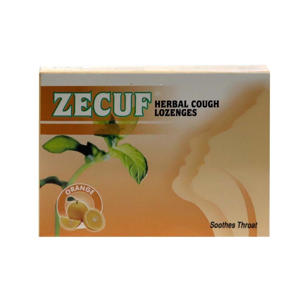 Zecuf Herbal Cough Lozenges Orange 12PCS x 2