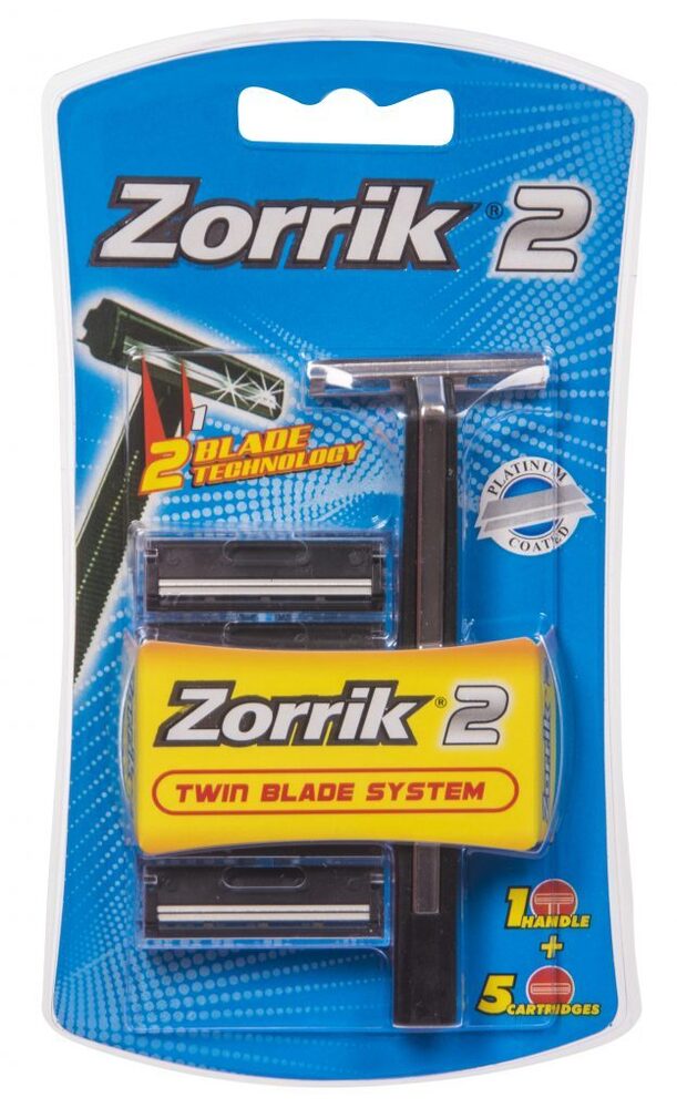 Zorrik 2 Razor Twin Blade Cartridge 5PCS AE12