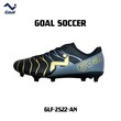 Goal Soccer Shoes Black & Gold GLF-2522-AN (No-36)