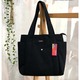 Konoko Canvas Tote Bag Medium (Black)