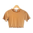 TS Dress Collection Crop Top Golden Brown
