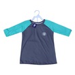 Tf Kids 2 Color Boy T Shirt Q/S Ts-15 L Dark Gray