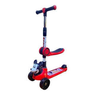 Baby Cele Kids Scooter With Seat (Mickey) Purple 12537