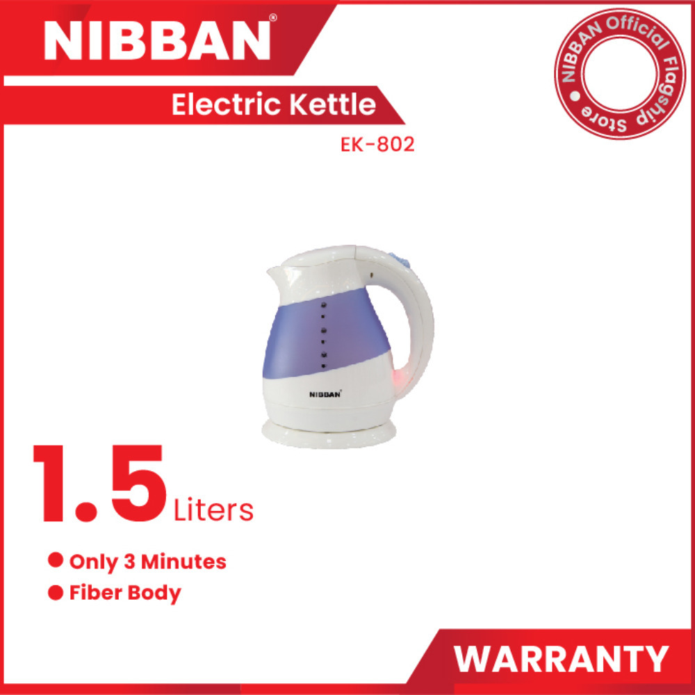 NIBBAN Electric Kettle Ek802 EK802