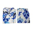 Bambi Womenwear BKK Spun Kanote Oneset D-1 S/L Blue AA0060XL