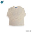 Max & Mia Kid Boy Cotton Puff Long Sleeve Shirt MM9945 Light Yellow M (5/6yrs)