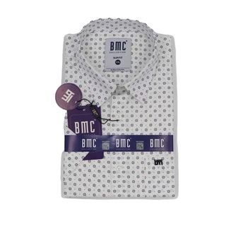 BMC Men Slimfit Shirt Short Sleeve 2320072 Gray XL