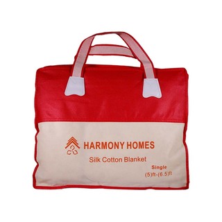 Harmony Homes Cotton Blanket 5x6.5ft Purple