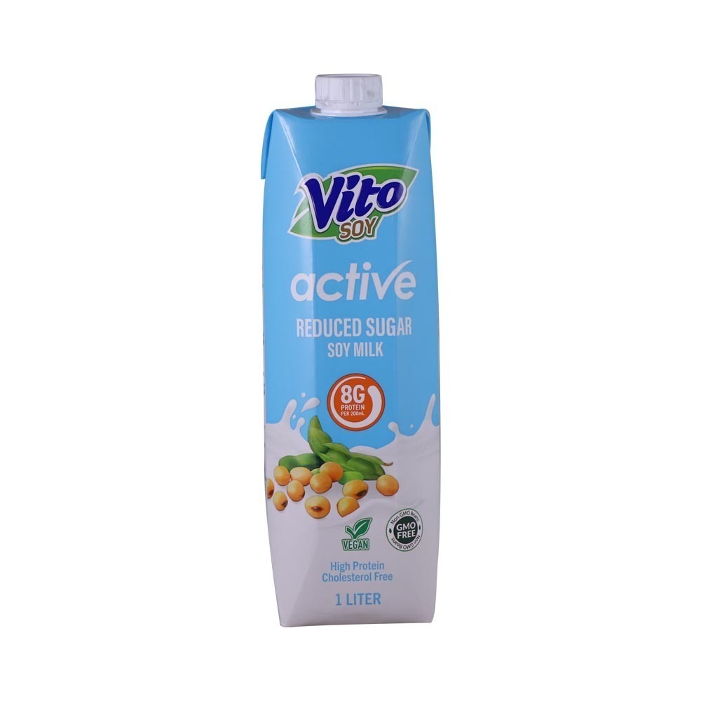 Vito Active Soy Milk Reduced Sugar 1LTR