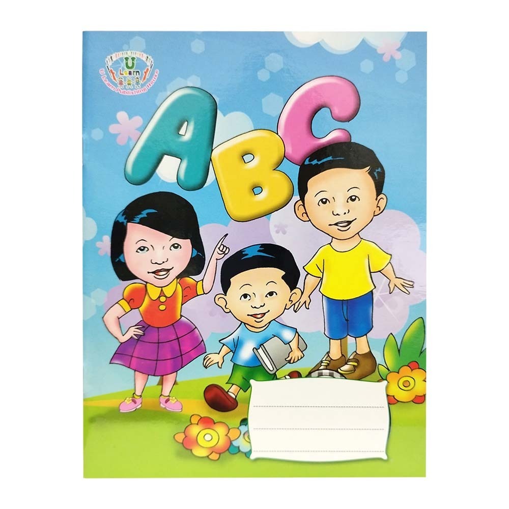 U Learn Abc Capital Tracing  Book(4 Lines)