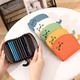 Beauty House Multi-Slot Leather Card Holder Wallet 1PC Random