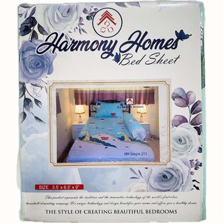 Harmoy Homes Bed Sheet Single BS06 (HH Single-211)