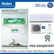 Haier Air Con Split Type 1.5hp HSU-12VQAC03T (Inv)
