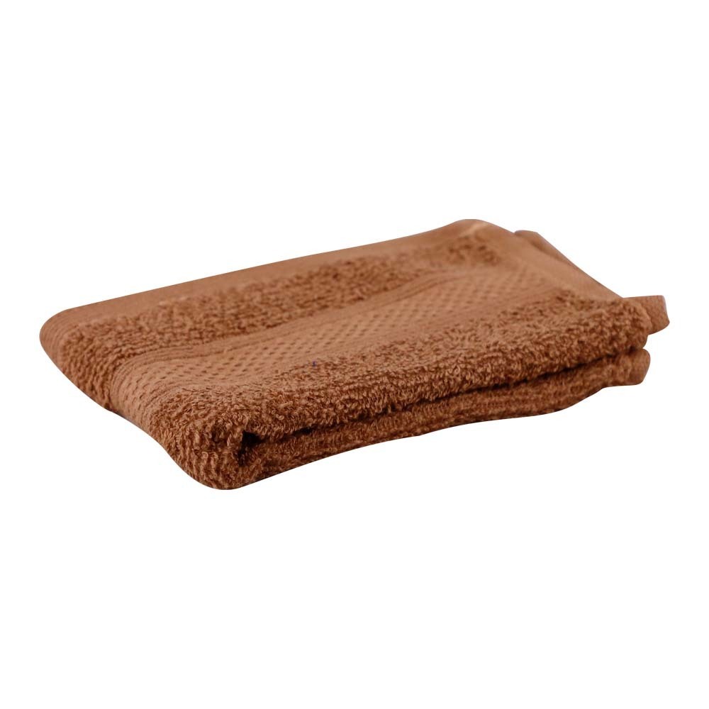 City Value Face Towel 12X12IN Brown