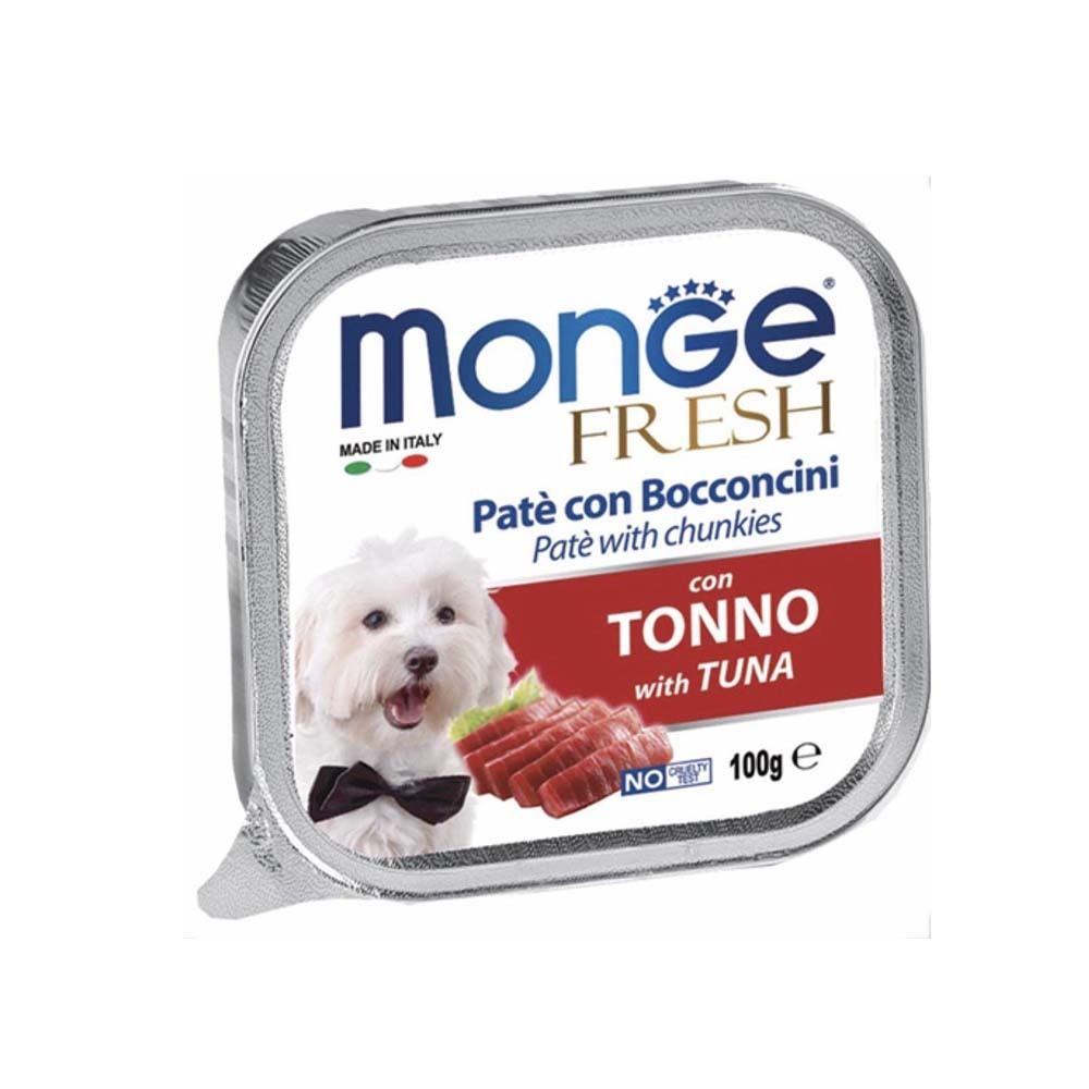 Monge Dog Food Fresh Tonno With Tuna 100G