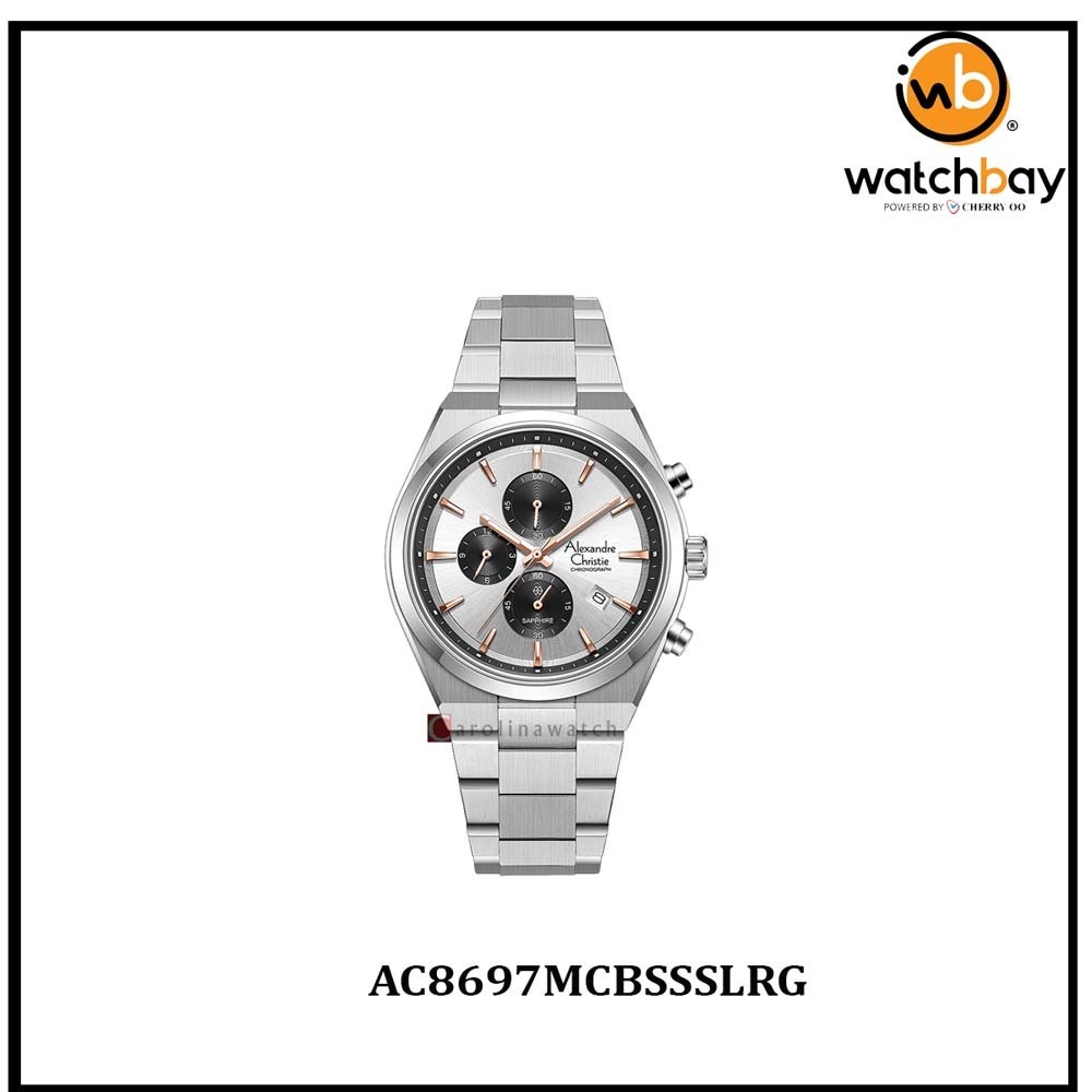 Alexandre Christie Men Watch AC8697MCBSSSLRG Cherry Oo