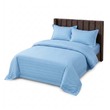 Harmony Homes Top Line Double Bedsheet Light Blue