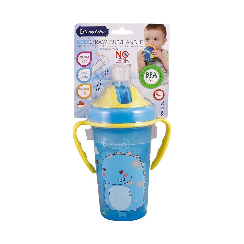 Lucky Baby Adee Straw Cup With Handle 300ML No.600443