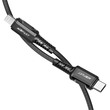 Acefast C1-01Pd30W Max  USB-C To Iph Aluminum Alloy Charging Data Cable Black