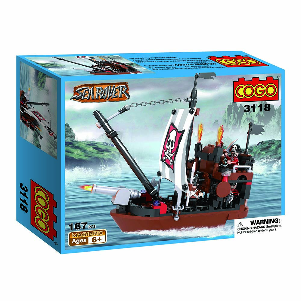 Cogo Bricks Toy NO.3118 (Sea Rover)
