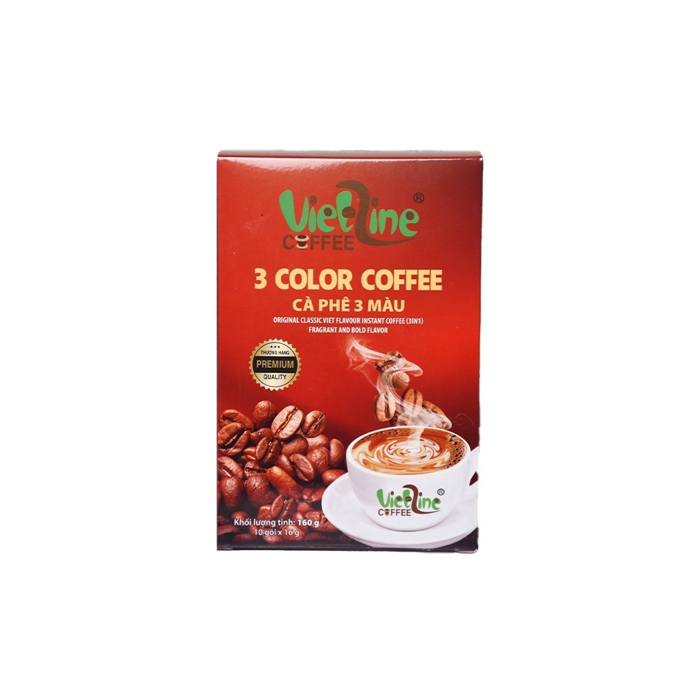 Vietline 3-in-1 Color Coffee 160G (10 Sticks) | Vietline Coffee (3 ...