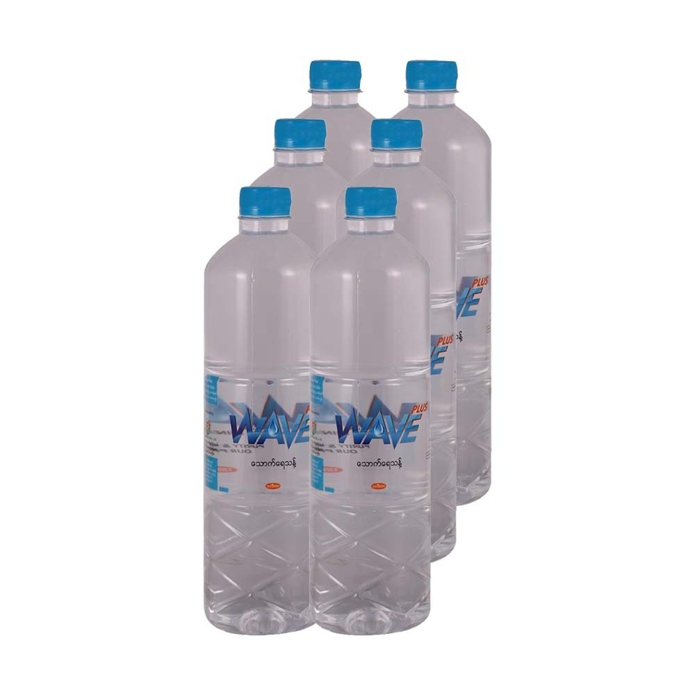 Wave Plus Purified Drinking Water 1LTRx6PCS