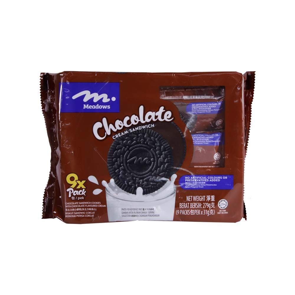 Meadows Sandwich Cookies Chocolate Cream 279G