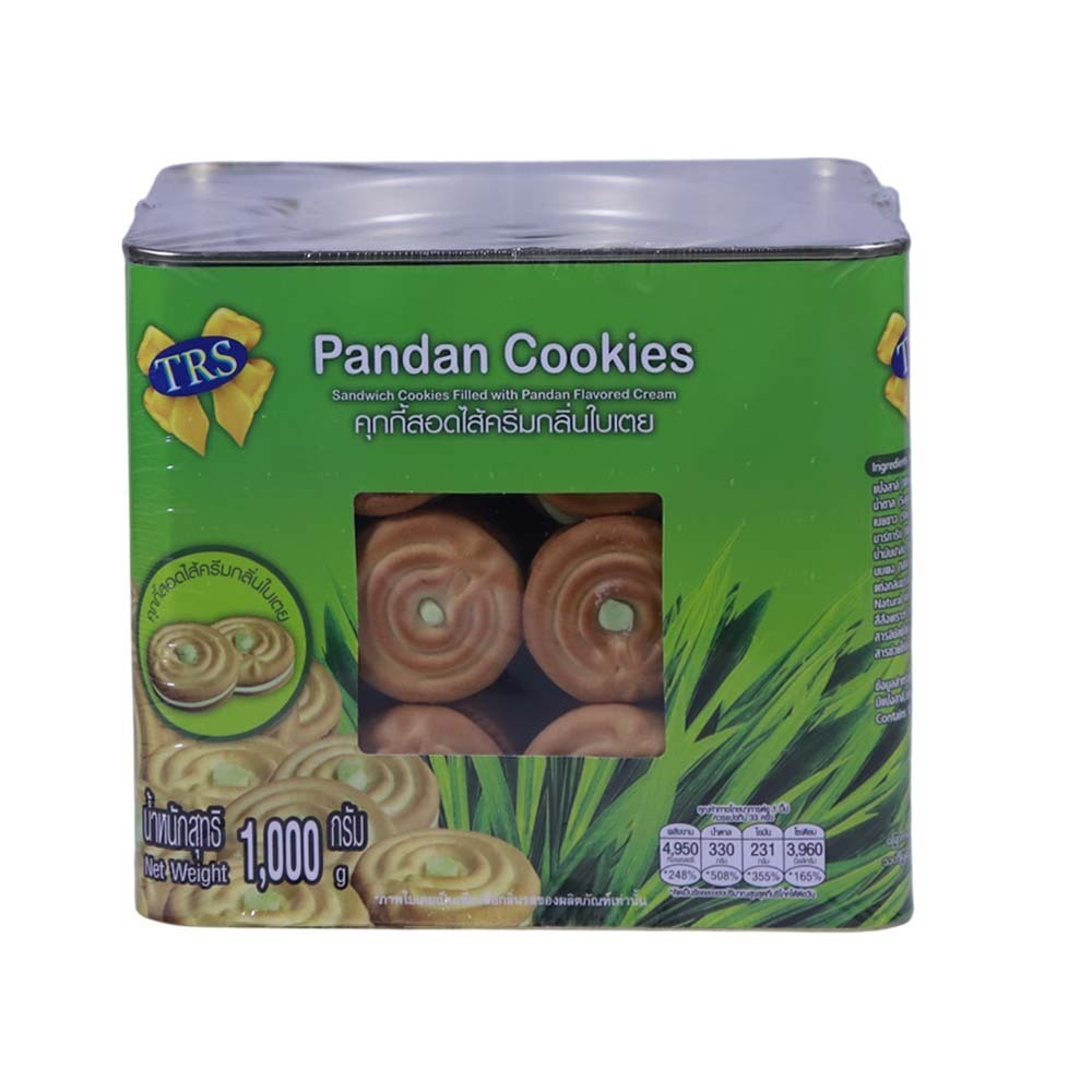 TRS Pandan Cream Sandwich Cookies 1000G