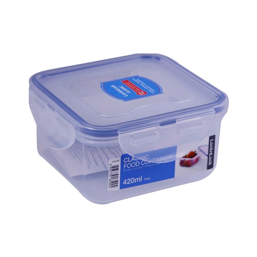 Lock&Lock Food Box Square 420ML HpL850