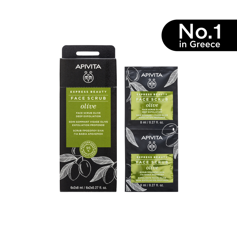 Apivita Face Scrub Olive 2 x 8ML
