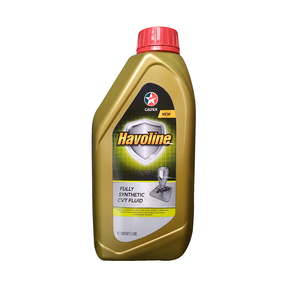 Caltex Havoline Fully Synthetic Multi Vehicle CVT Fluid 1LTR Gold