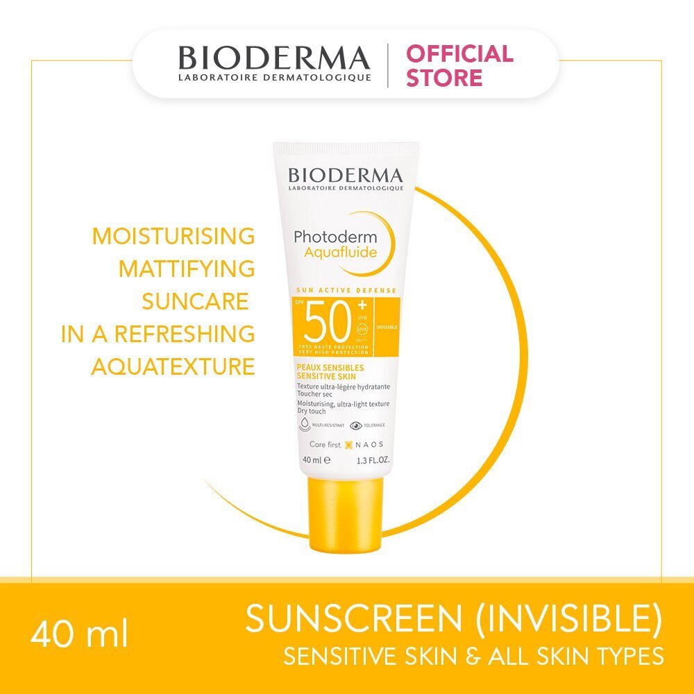 Bioderma Photoderm Aquafluide Sun Active Defense SPF50+ Invisible 40ML