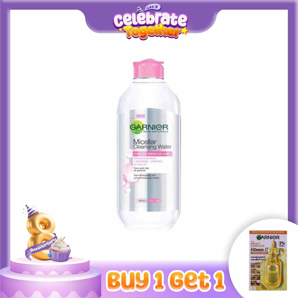 Garnier Micellar Cleansing Water For Sensitive Skin 400ML