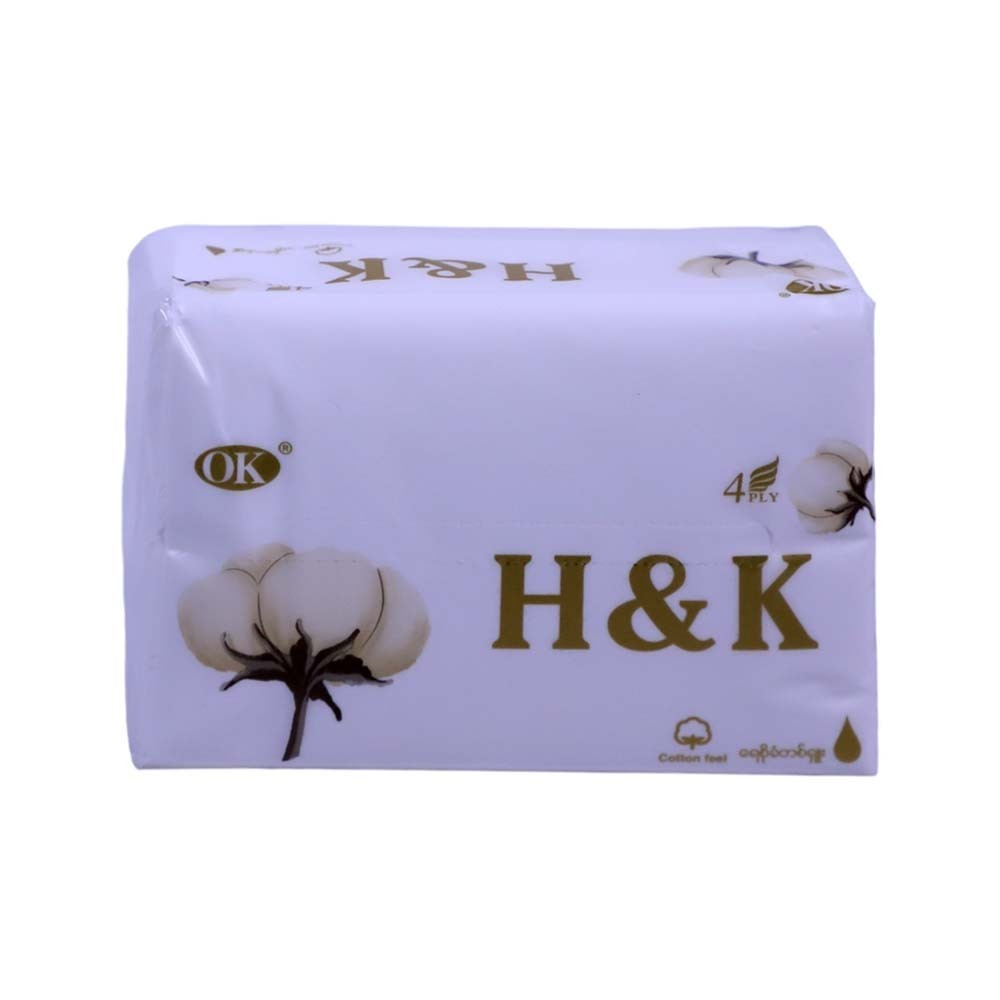 H & K Facial Tissue 4Ply 460 Sheets