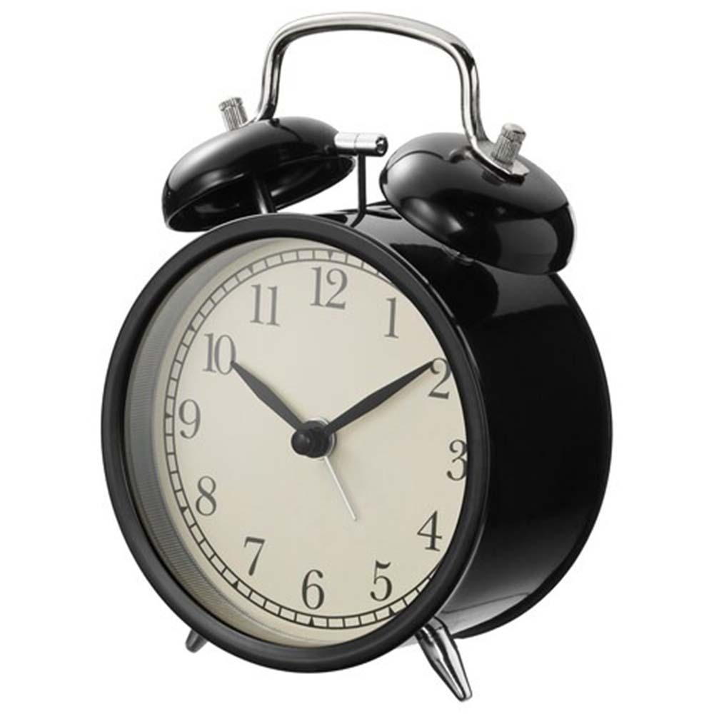 Ikea Dekad Alarm Clock, Low-Voltage Black 105.404.80