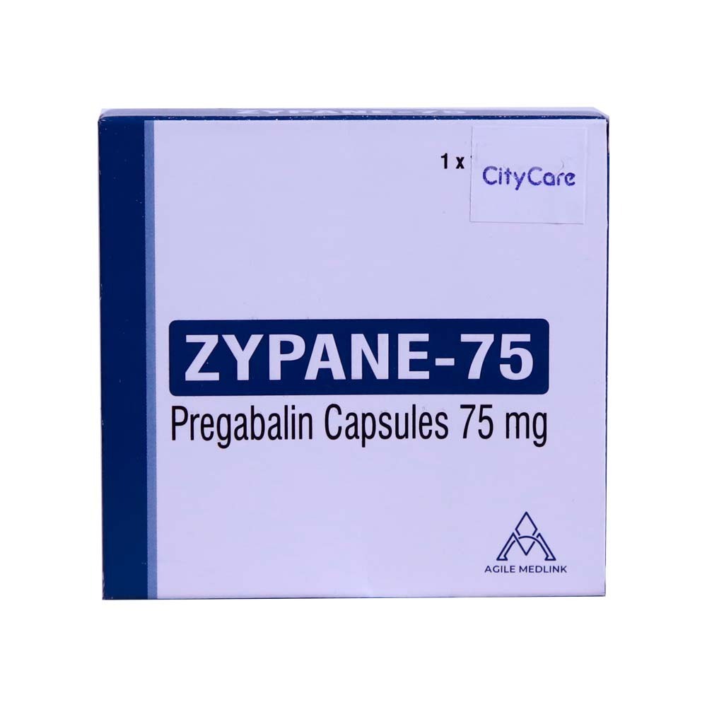 Zypane-75 Pregabalin Capsule 75MG 15PCS