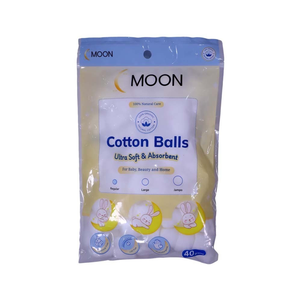 Moon Ultra Soft Cotton Ball 40G