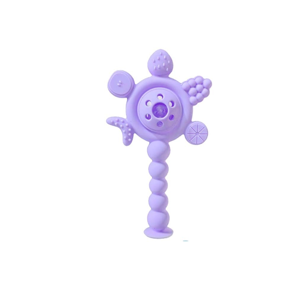 Baby Cele Silicone Fruit Teether & Rattle Toy 1PC Random 15882