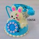Baby Cele 6828 Rabbit Shape Telephone 10654 Blue