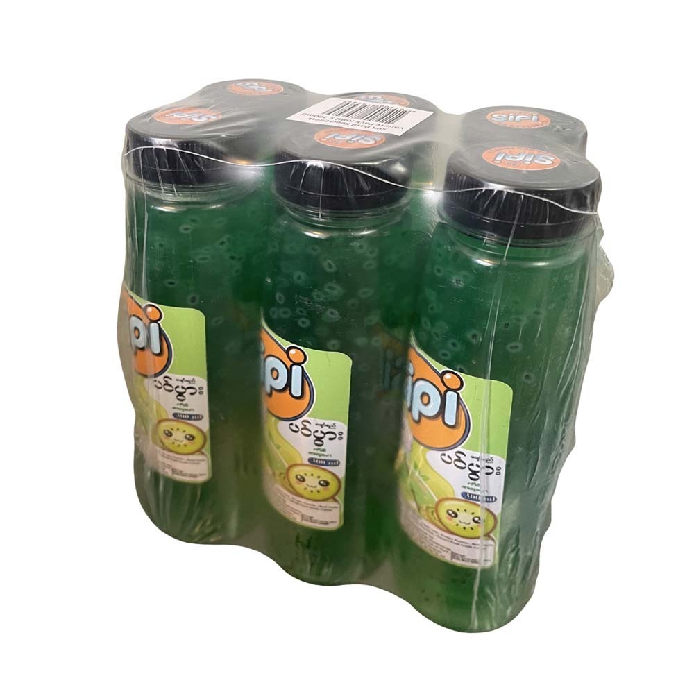 Sipi Basil Seed Drink Kiwi Flavor (6PCS x 300ML)