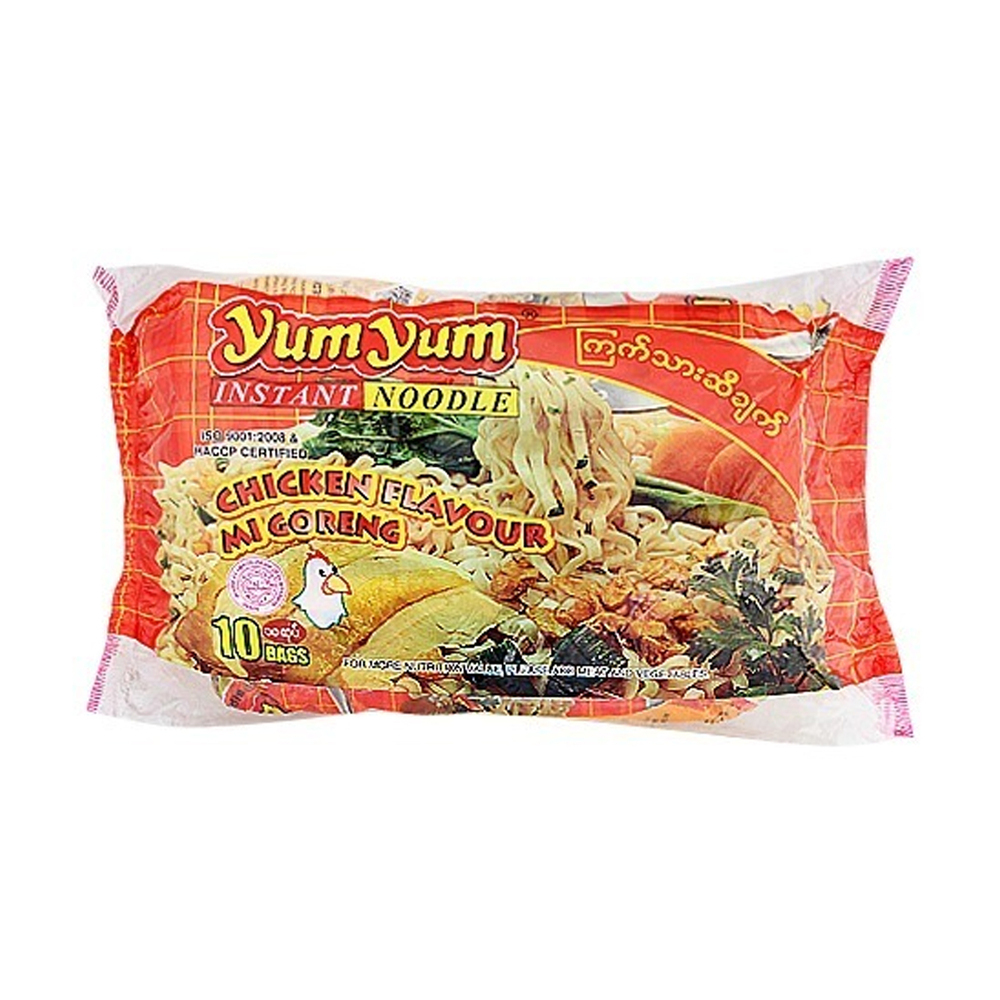 Yum Yum Mi Goreng Noodle Chicken 60G x 10PCS