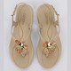 Grendha Petalas Sand Ad Sandal (No-7) Light Beige 119108BI08307