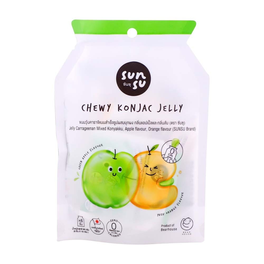 Sunsu Jelly Apple & Orange Flavour 96G