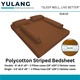Yulang Hotel Stripped Single Bedsheet Set YLH-17S