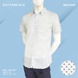 Cottonfield Men Short Sleeve Printed Shirt C99 (Small)