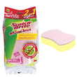 3M Scotch Brite Antibac Scrub Sponge Light Duty (Pink)