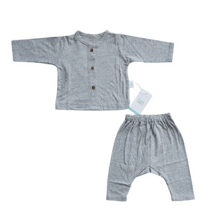 TC10212M Tiny Cozy Baby Comfy Set Light Grey